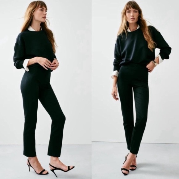 Spanx Smooth Perfect Fit Ponte Slim Straight Pant Size Medium Petite - Picture 1 of 15